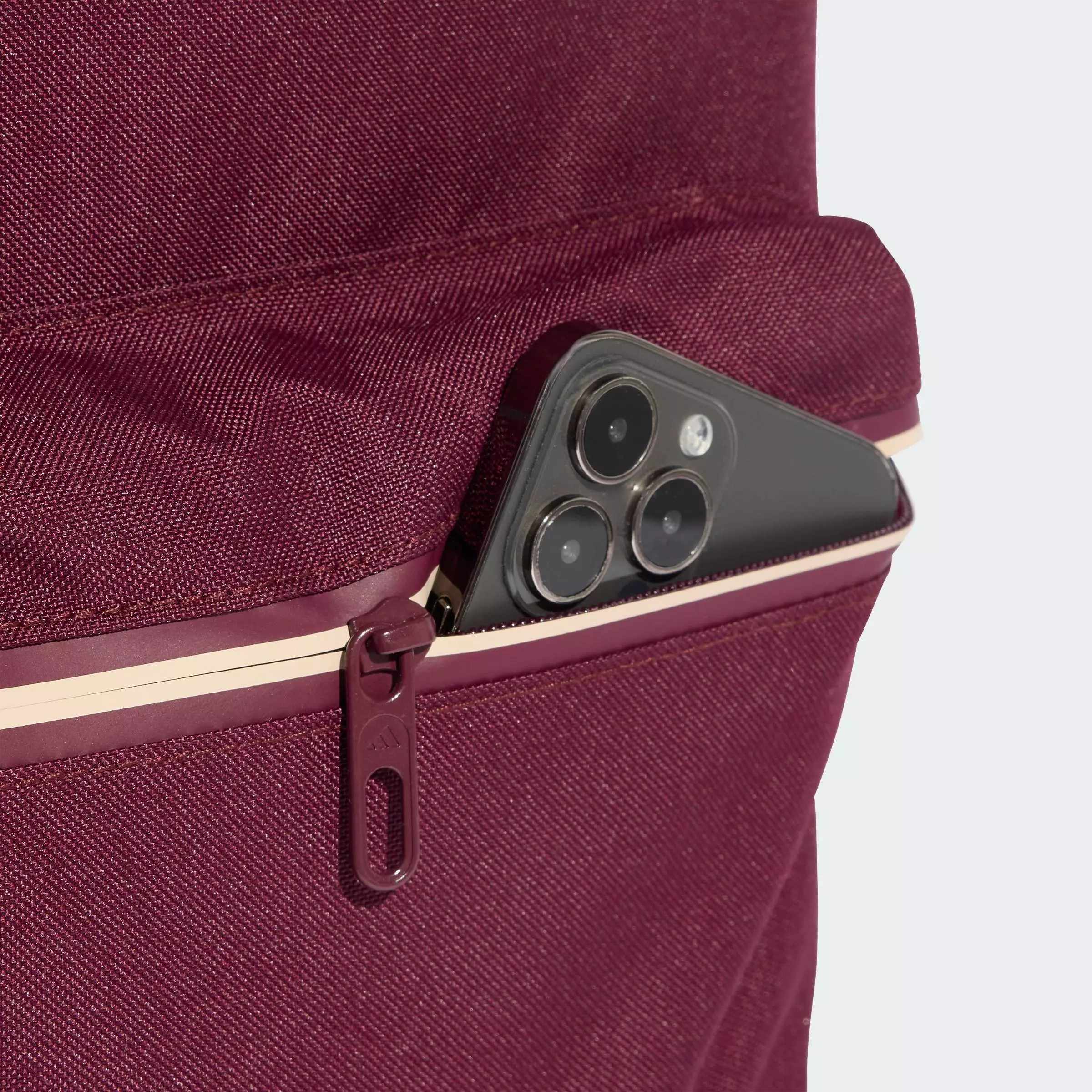 Lifestyle ESSENTIALS BACK TO CAMPUS BARS BACKPACK Unisex Burgundy KE5658