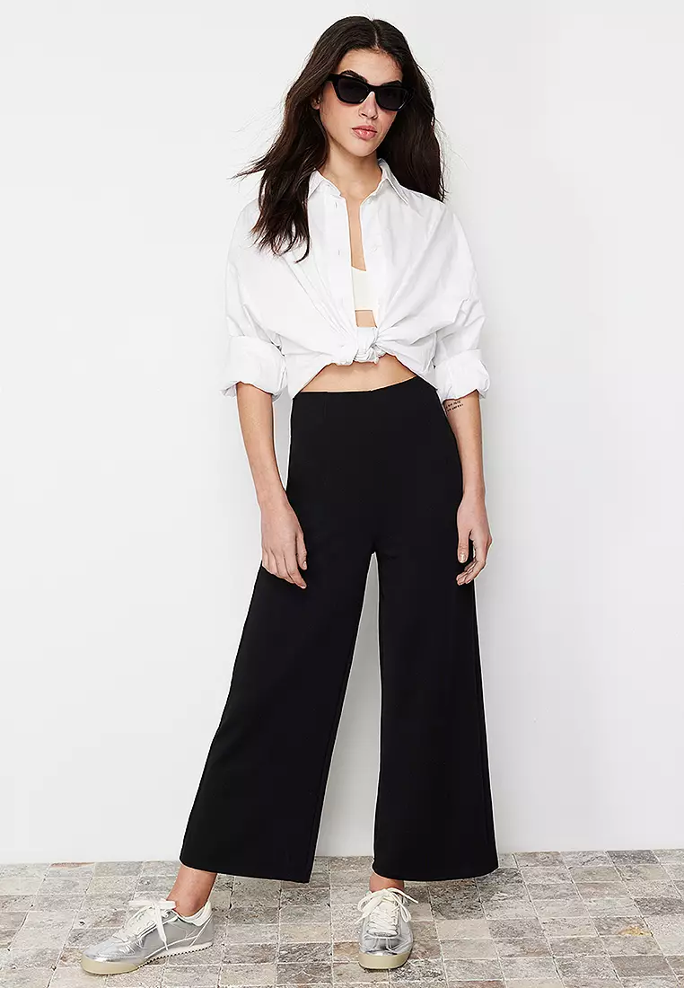 Culotte Fit High Waist Trousers
