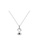 ZITIQUE silver Women's Sweet Diamond Embedded Angel Necklace - Silver 27DC7AC3AA025EGS_1