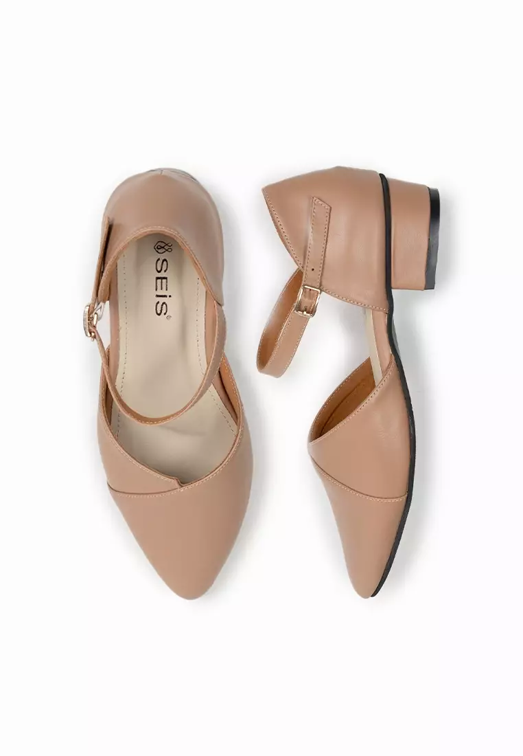 SEIS Salsa Sepatu Heels Wanita Hak 3 cm - MOCCA