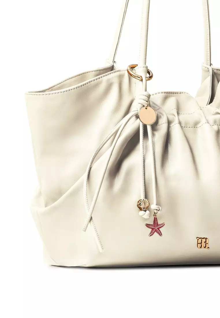 Starfish Shell Charm - Beige