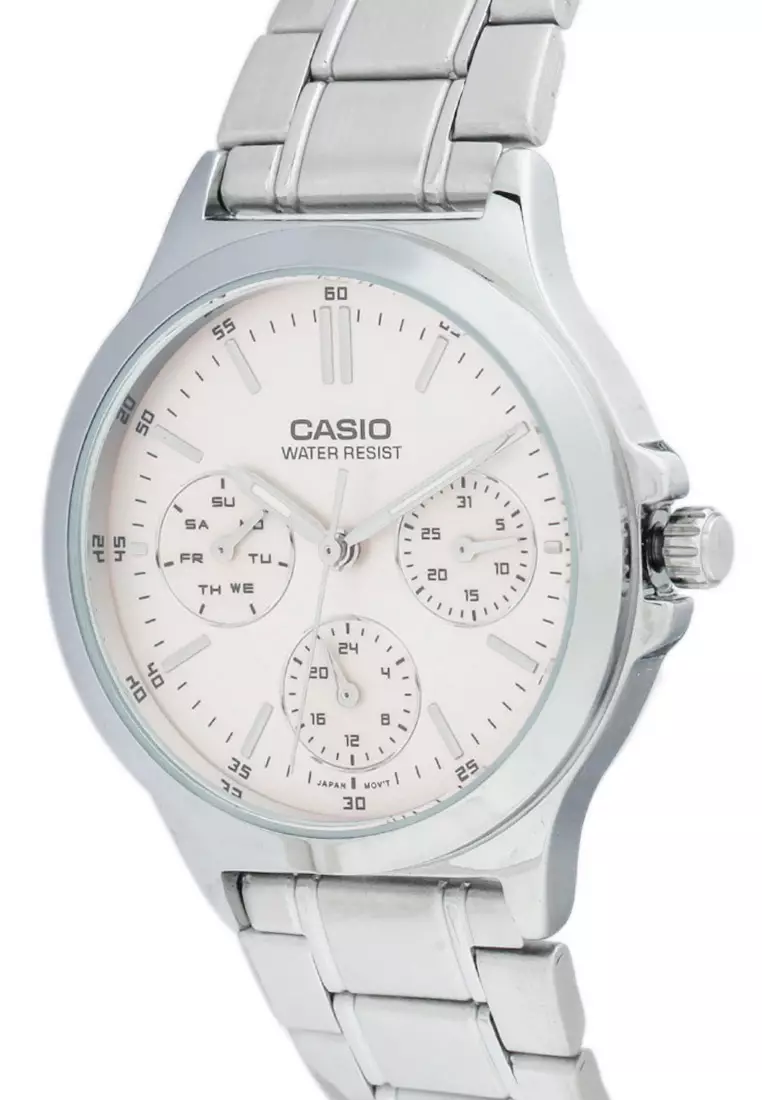 CASIO Women Ltp-V300D-4AUdf Silver