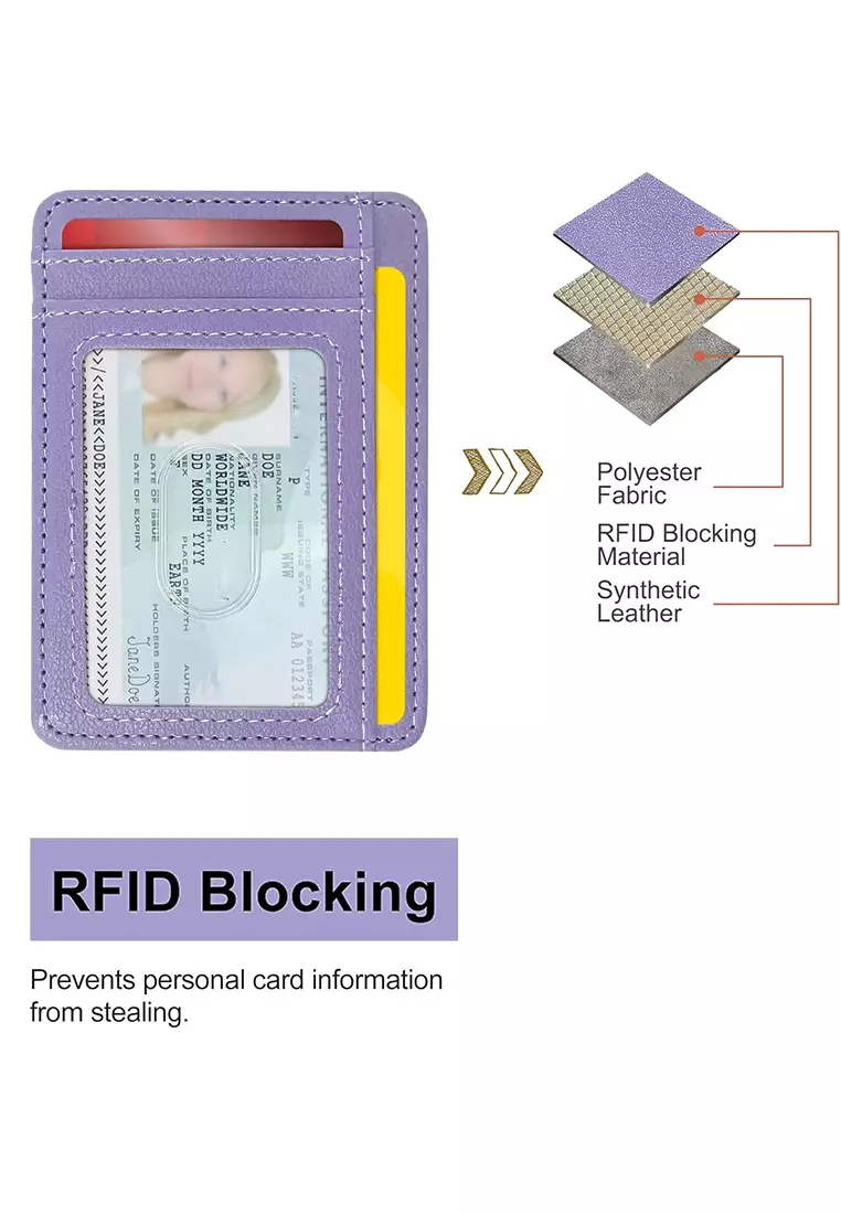 Card Holder Wallet with RFID Blocking