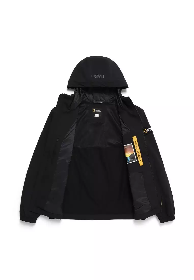 Unisex ARCHELON Woven Stretch Hooded Zip-Up Jacket