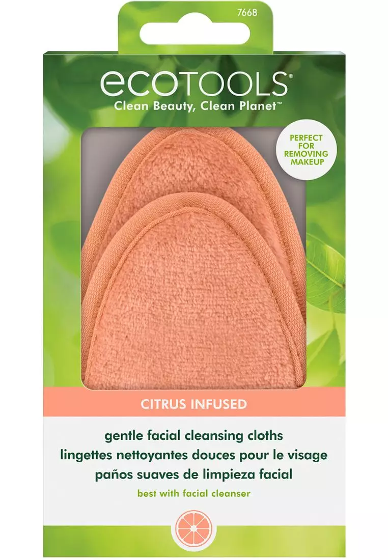 Eco Tools 7668 Gentle Facial Cleansing Cloths Citrus Infused