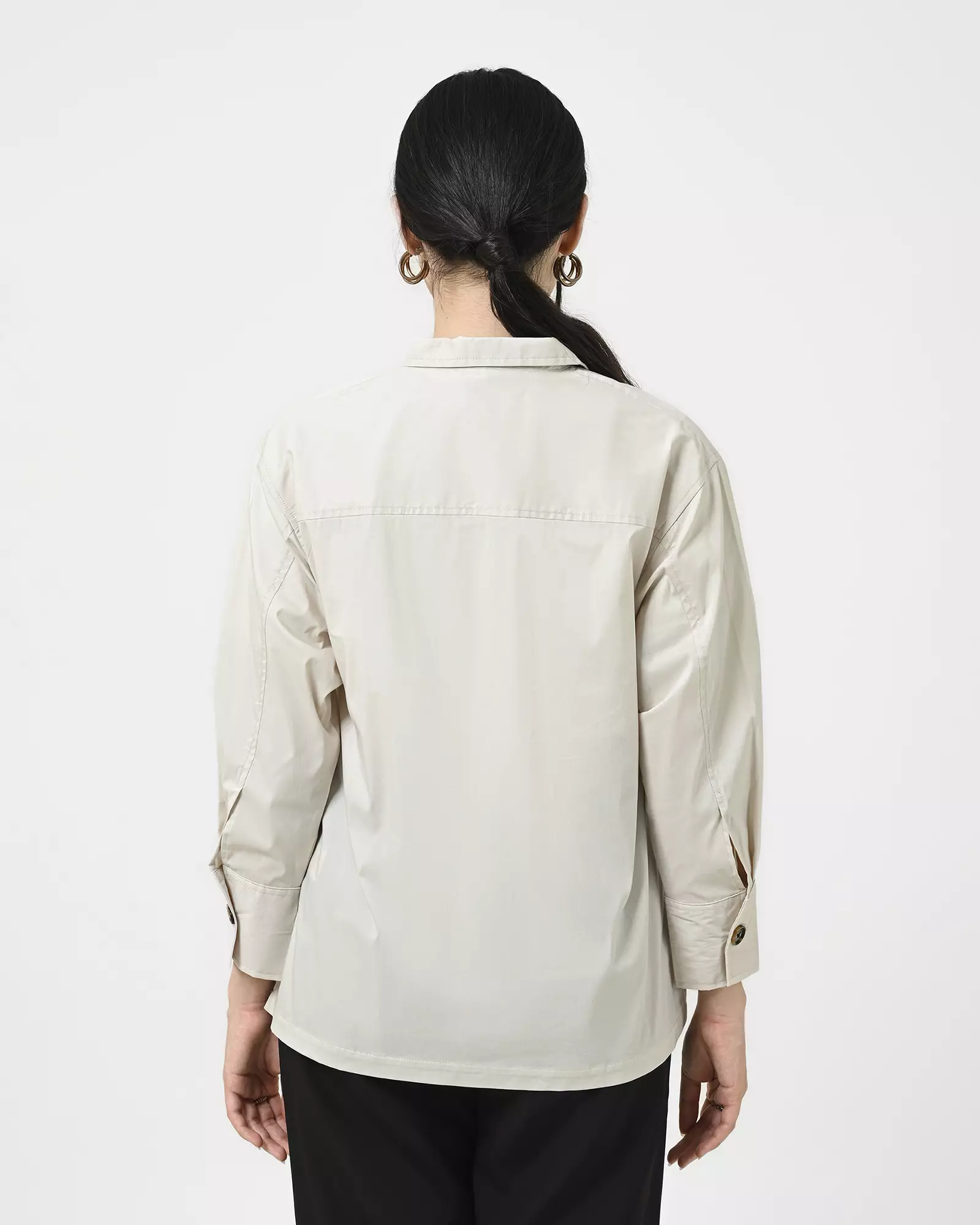 Geulis.id AGARA SHIRT - Beige