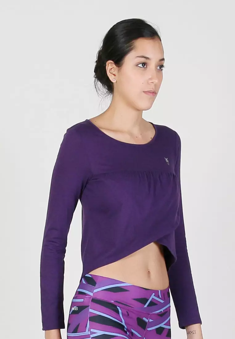 Women Overlap Long Sleeve Top