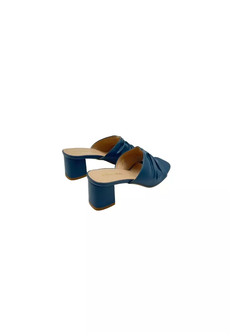 Lancaster Polo Women/Lady Open Toe Slip On Sandal Heels