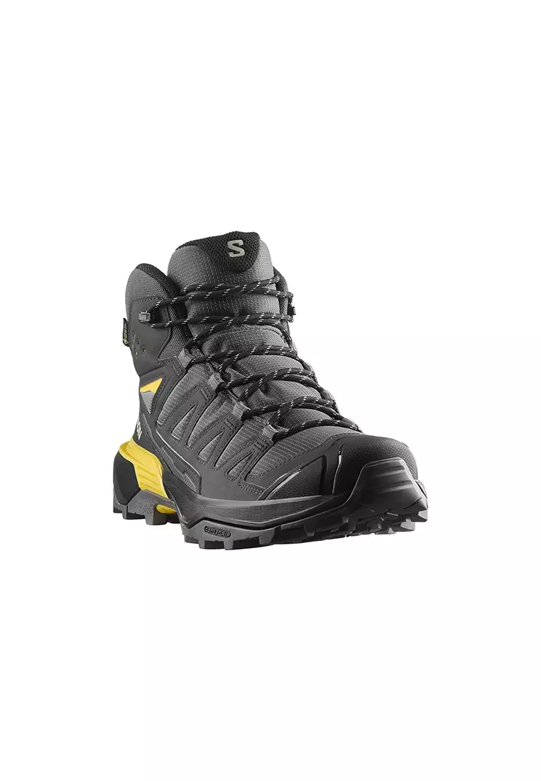 X ULTRA 360 MID GORE-TEX Men's Hiking Boots in Castlerock/Black/Spicy Mustard