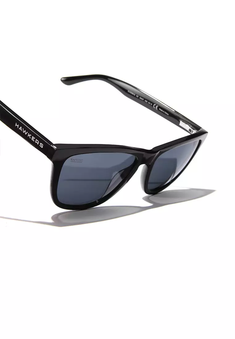 HAWKERS Black Dark ONE X Sunglasses for Men and Women, Unisex. Official Product Designed in Spain