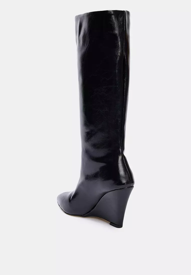 Wedge Heeled Boots