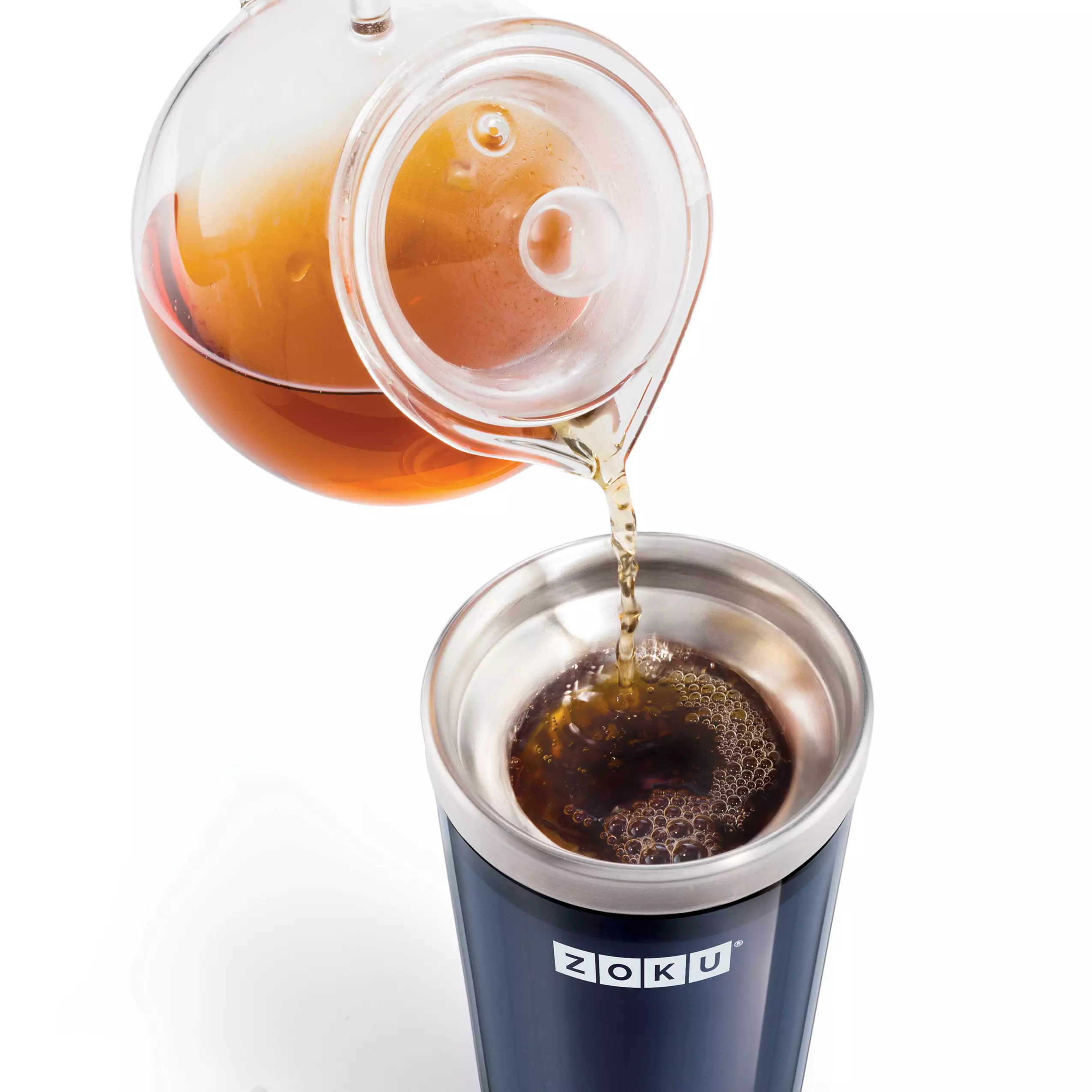 Zoku Gray Iced Coffee Maker - Alat Pembuat Es Kopi Instan