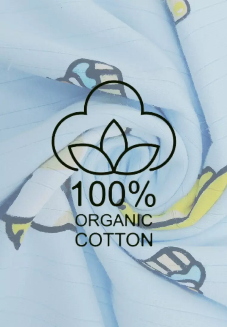 Wakakids Setelan Baju Anak Laki Laki dan Perempuan Lengan Panjang Piyama One Set Bahan Cotton Organik Motif Duck Full Printing Venrc 4390