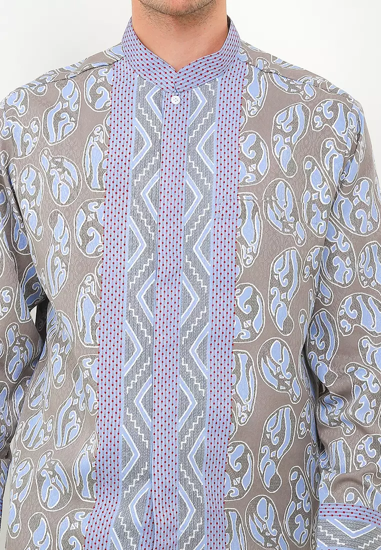 Koko Batik Regular Fit Motif Watu Isi