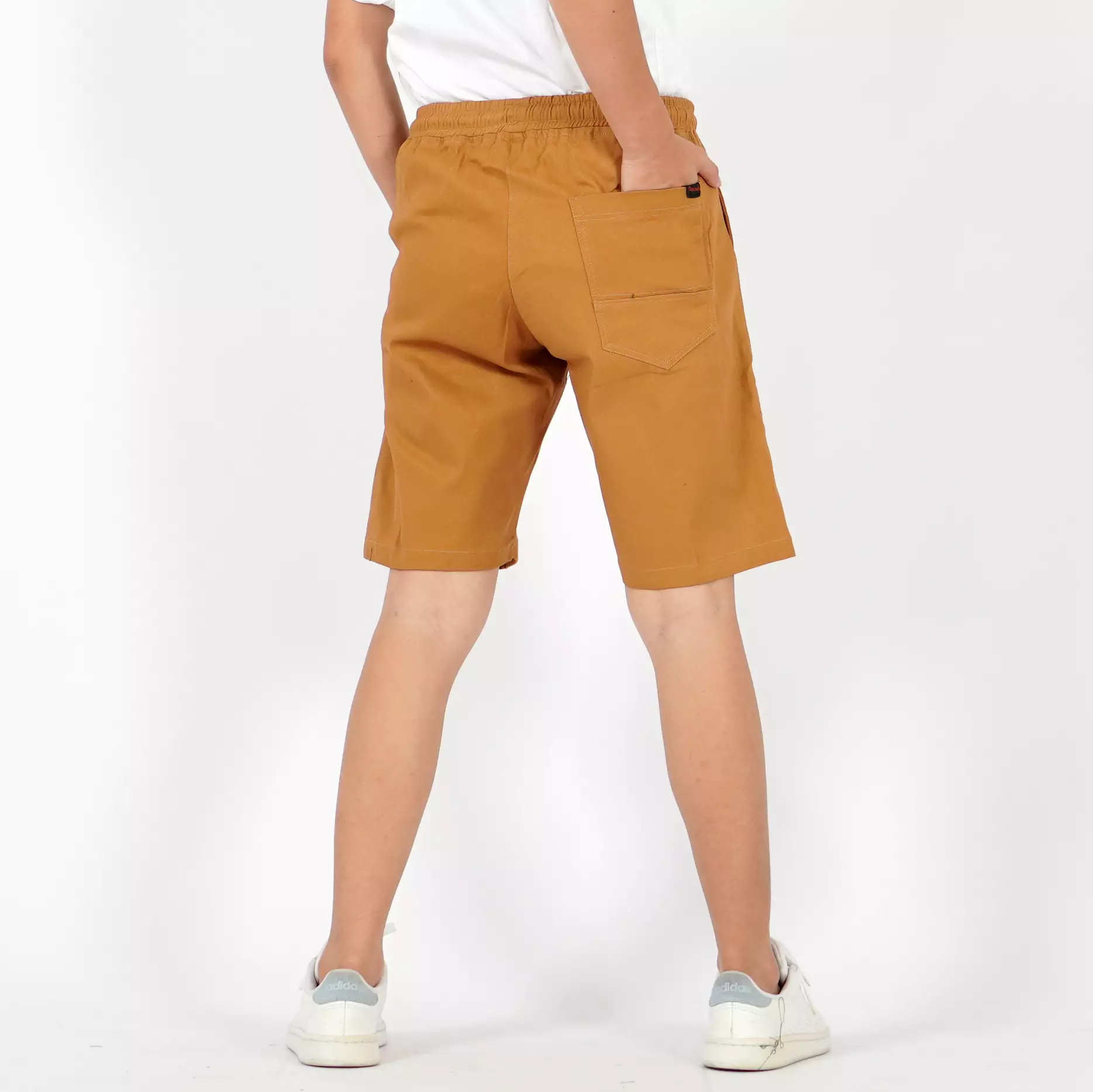  GWEN Celana Chino Pendek Celana Pendek Wanita Celana Santai - CARAMEL