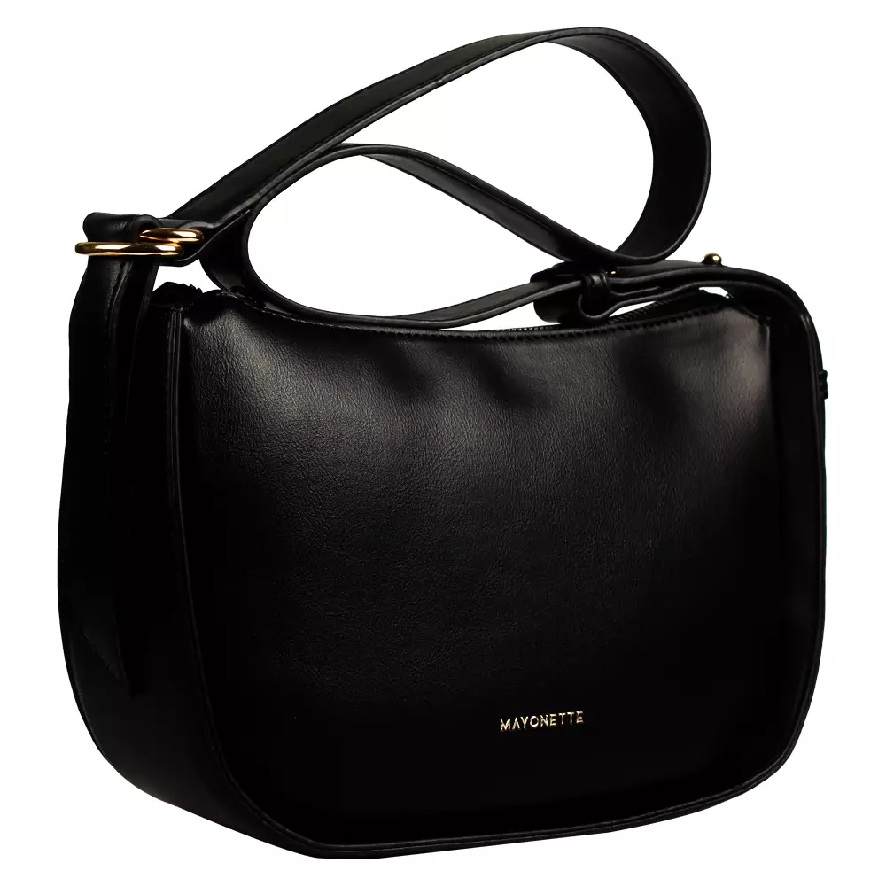 MAYONETTE Luxury Ava Shoulder Bag - Tas Bahu Wanita Import Premium - Black