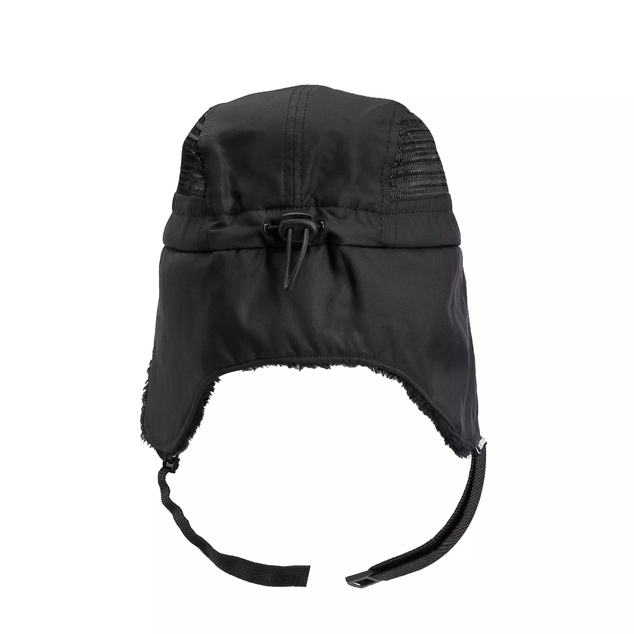 Panel Nylon 5 Panel Earflap Black
