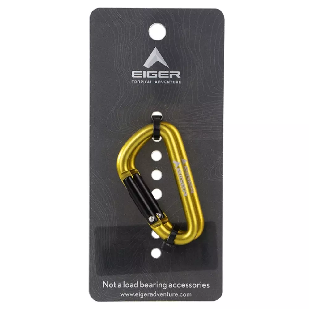Eiger 5 MM D Carabiner 2 Pcs Keychain
