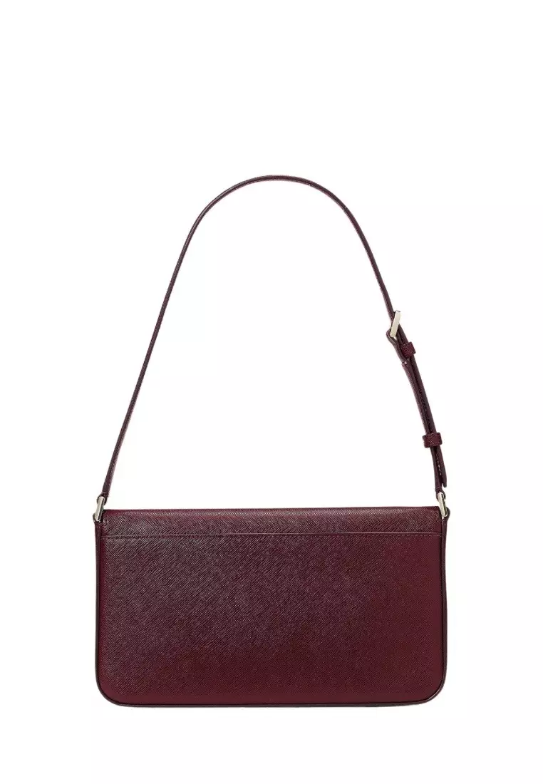 Jual Kate Spade Staci Flap Shoulder Bag Grenache Original 2024 ZALORA