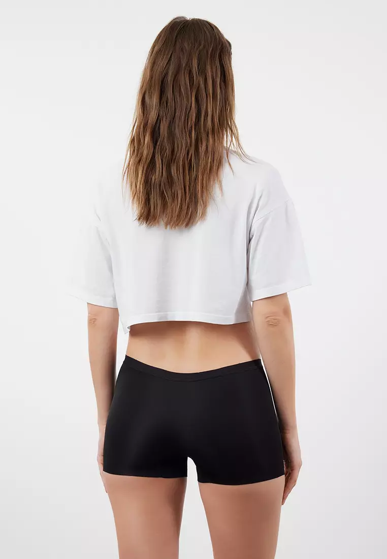 Black-Skin 2 Pack Micro Boxer Panties THMSS24KU00044