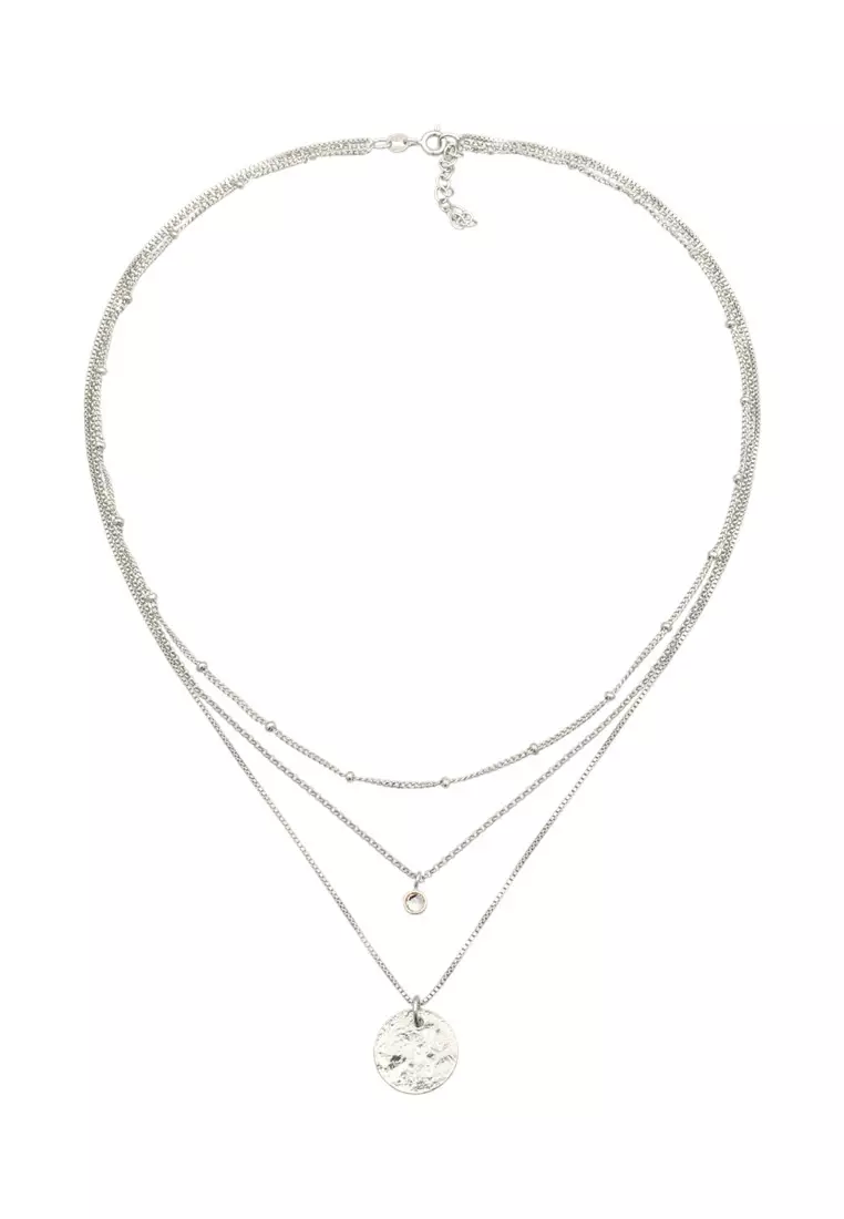 Kalung Perhiasan Perak 925 Wanita Platelet Venetian Embellished with Crystal by Swarovski®