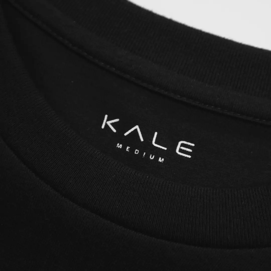 Kale Dexter Black / Kaos Oversize Lengan Pendek Pria / Unisex