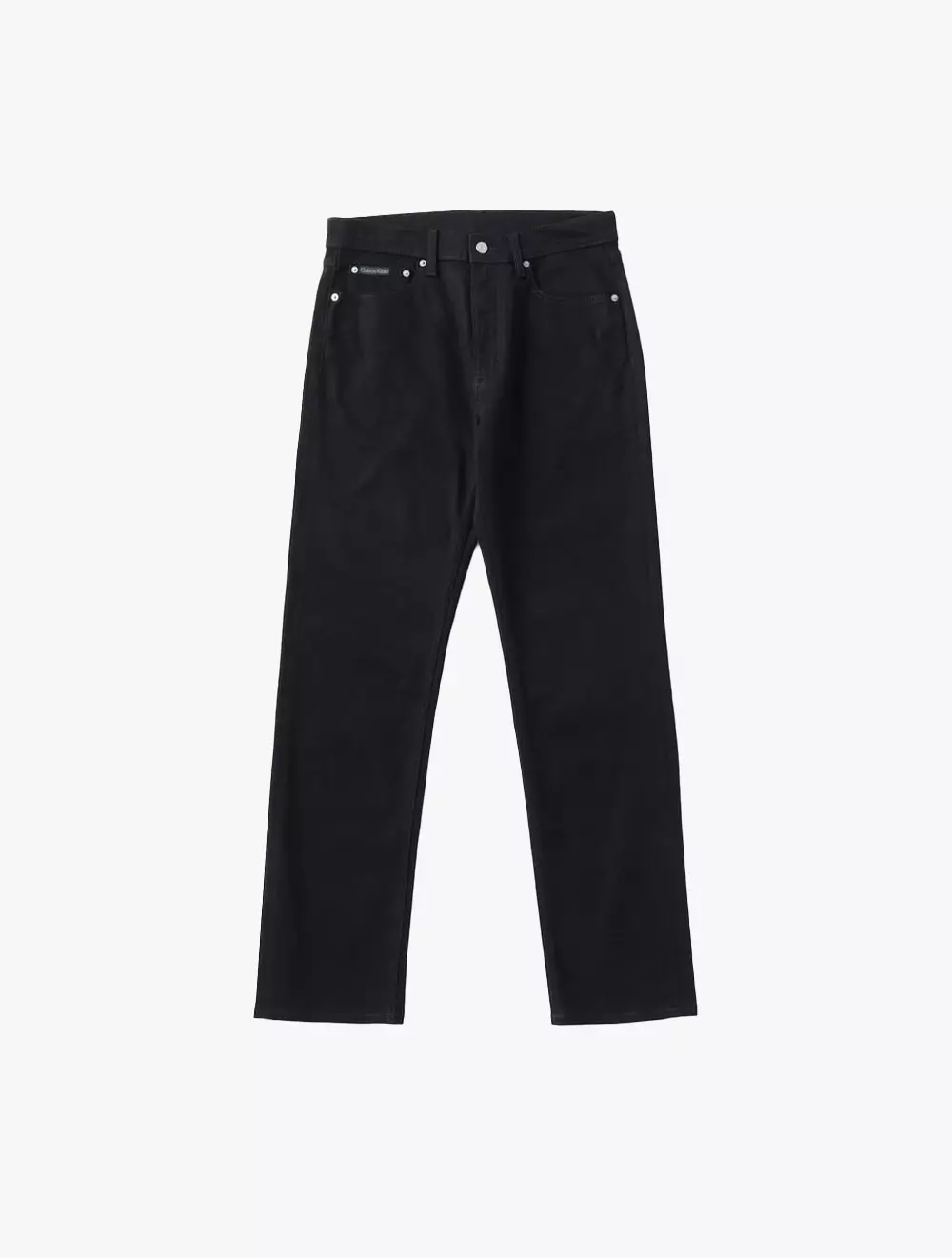 CALVIN KLEIN - STANDARD STRAIGHT FOREVER BLACK JEANS - Black - black