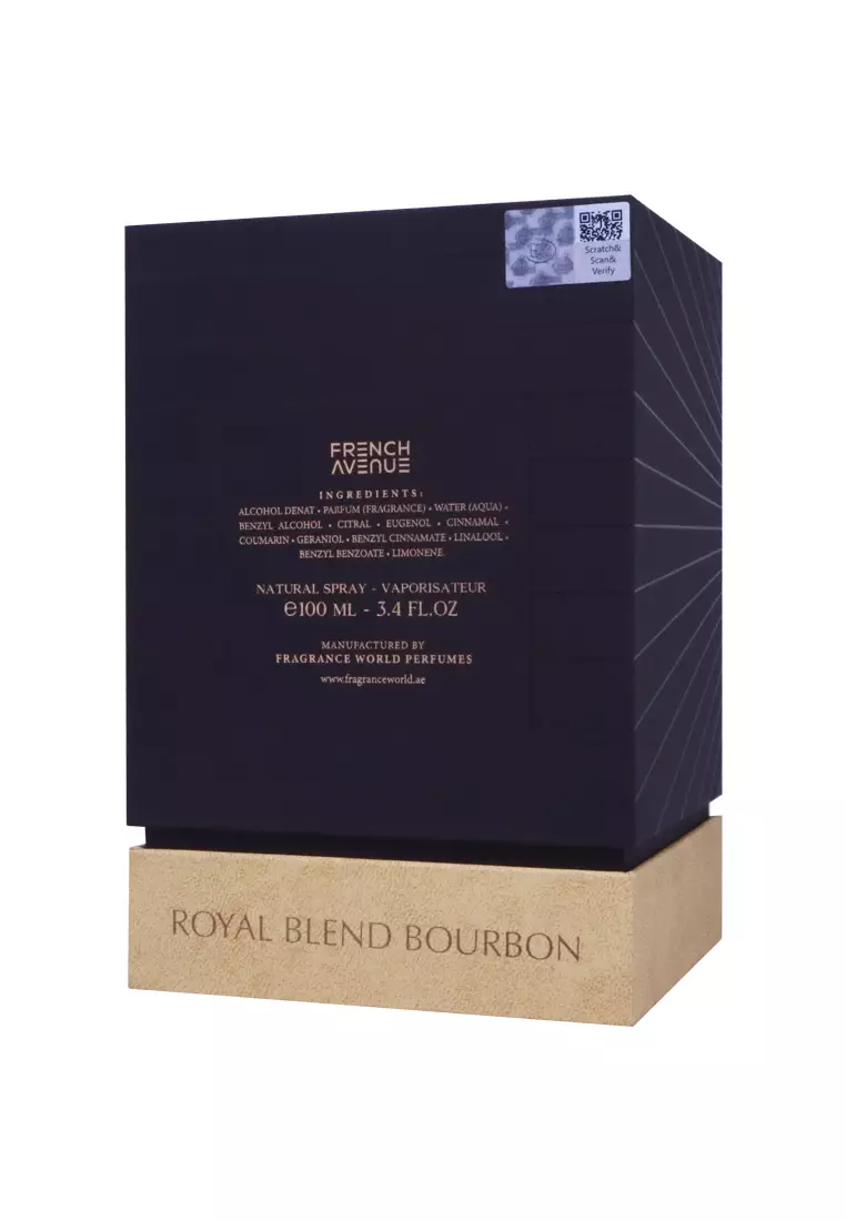 French Avenue Royal Blend Bourbon Unisex 100 ML