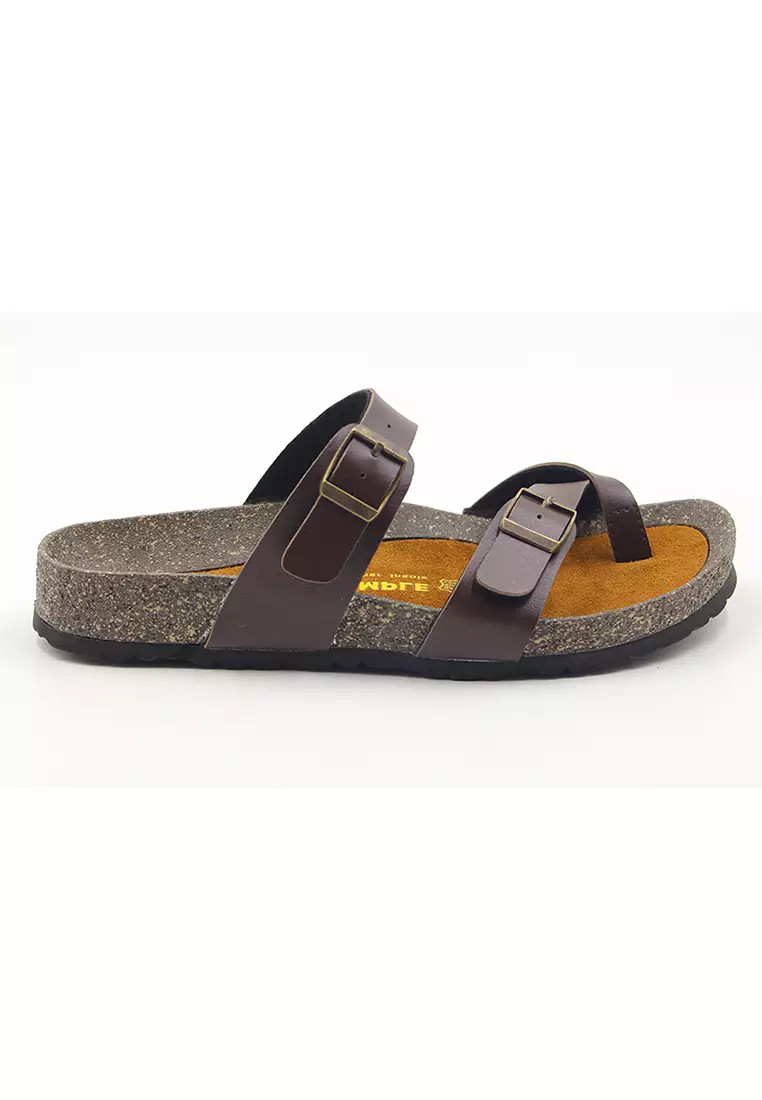Buy SoleSimple Dublin Brown Sandals & Flip Flops & Slipper 2024