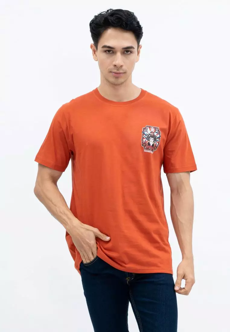 Houseofcuff T-shirt Kaos Motif Wanita Pendek Terracotta Size S-4XL