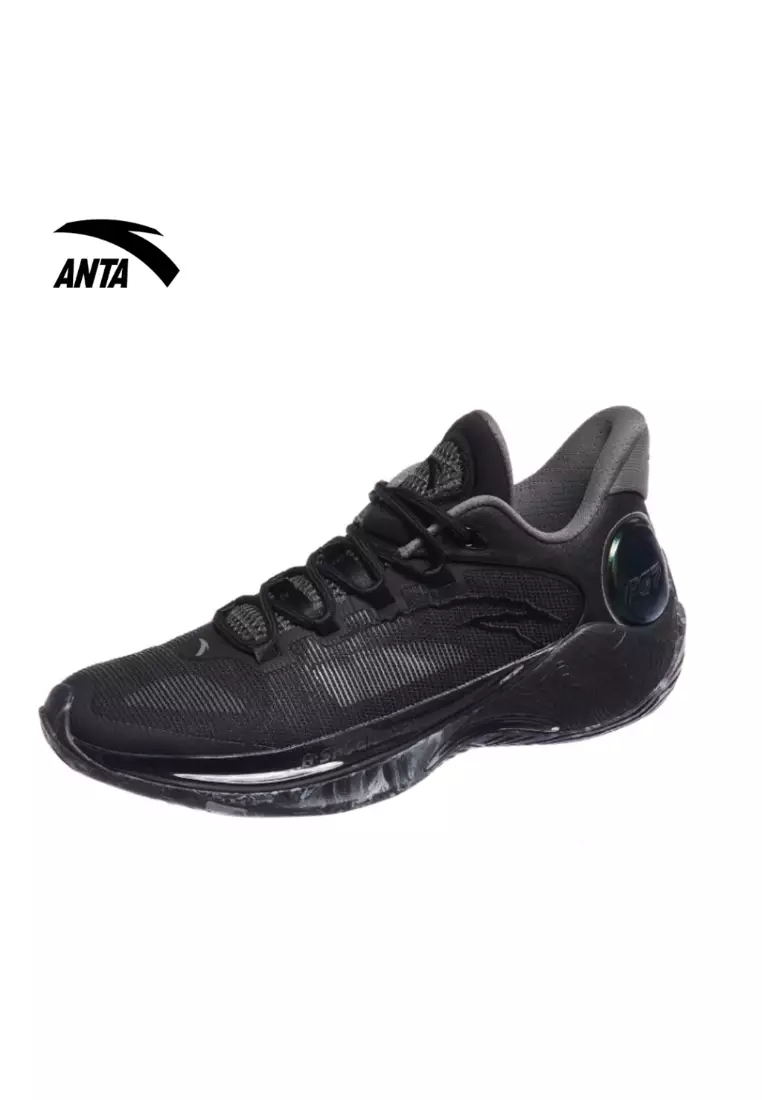 Discount on Anta  shoes - SKU: Flash Battle 6 Basketball Shoes in Black/Pozzolana