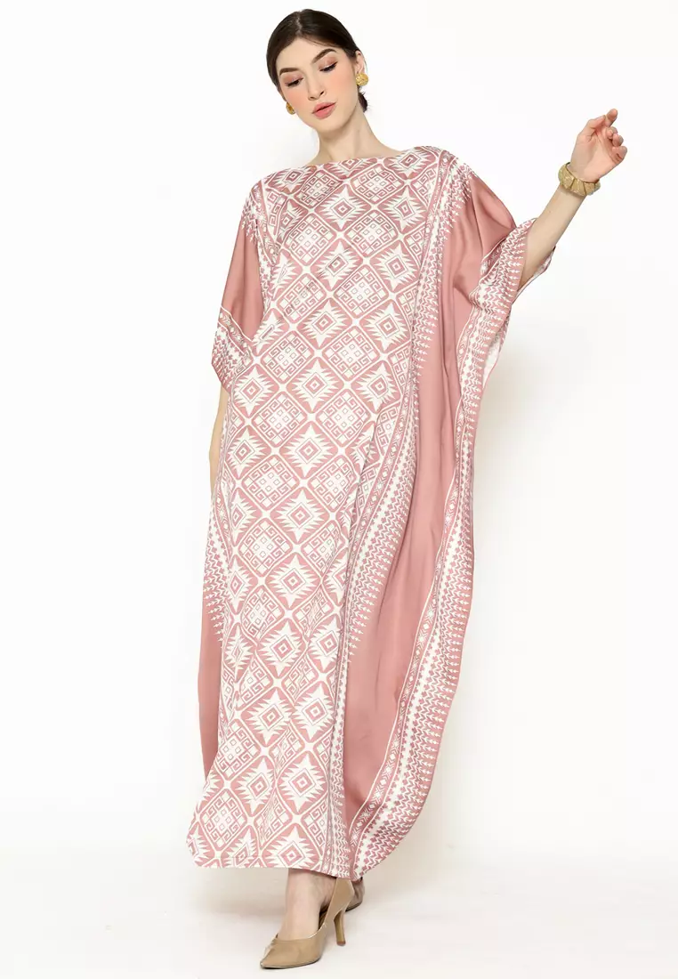 Kanzi Exclusive Short Sleeve Songket Kaftan