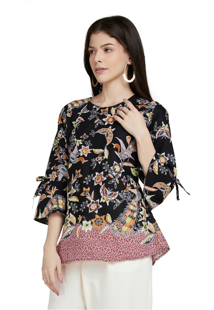 Jual Batik Arustaya Mega Mentari Blouse  Batik Wanita  