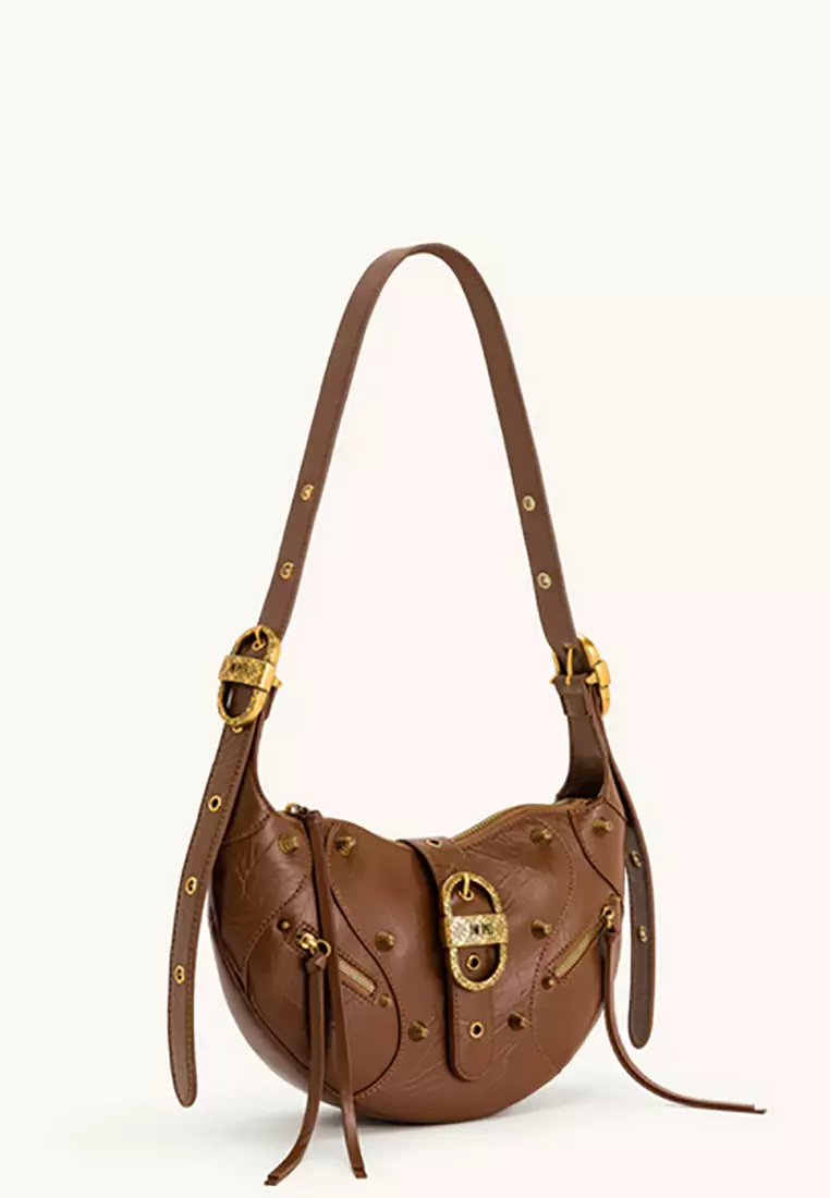 Buy JW PEI JW PEI Women's Tessa Crushed Shoulder Bag - Brown 2024 ...