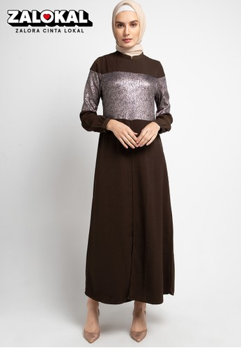 Jual Cardinal Rahma Dress Gamis Original Zalora Indonesia