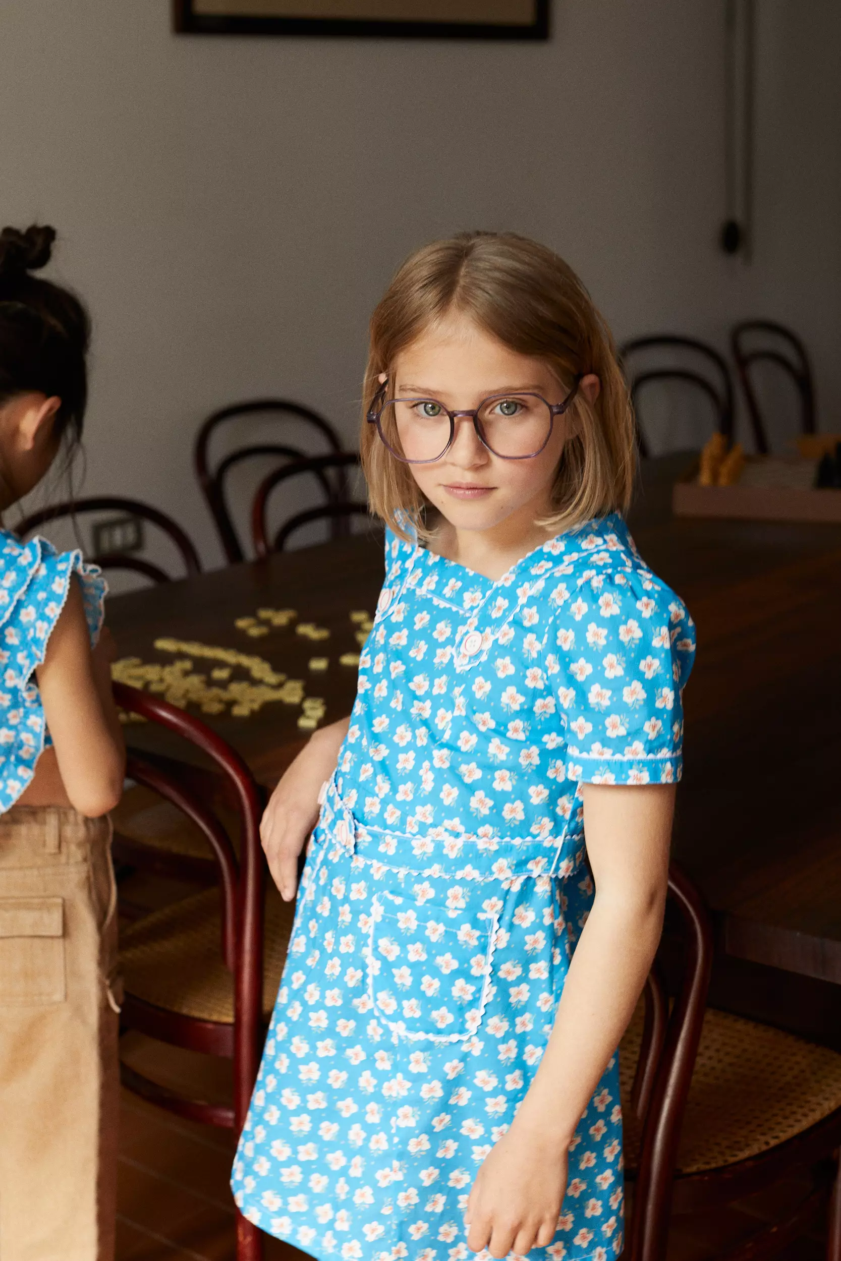 Gingersnaps Fun At The Fair Dress Blue - Dress Anak Perempuan (Biru)