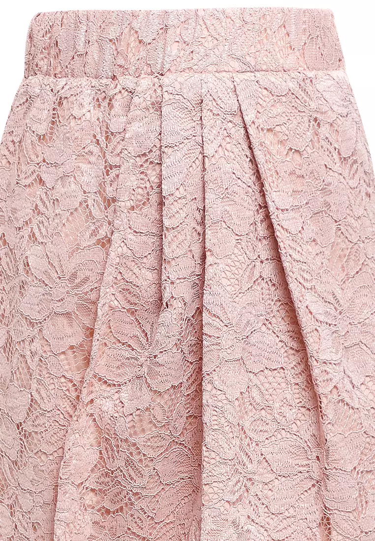 One Set Baju Anak Perempuan Kebaya Atasan dan Bawahan Rok Kids Rose Red II