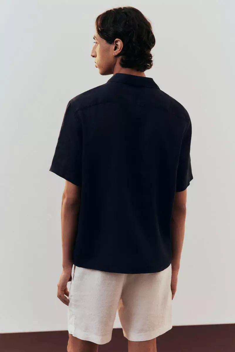 Regular Fit Linen resort shirt