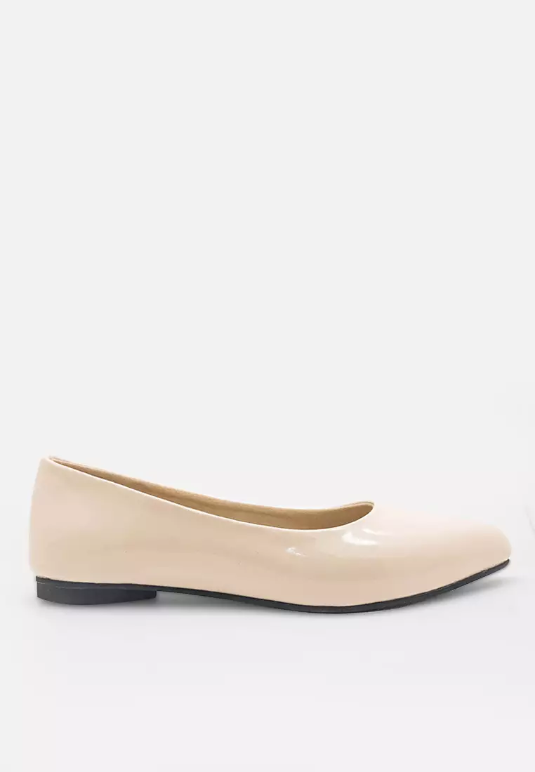 Candy Pointed Toe Ballerina Flat Shoes