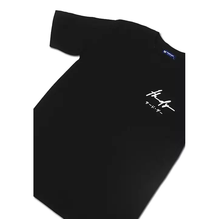 MTC54B thdysign leftchest blk T-shirt Hitam
