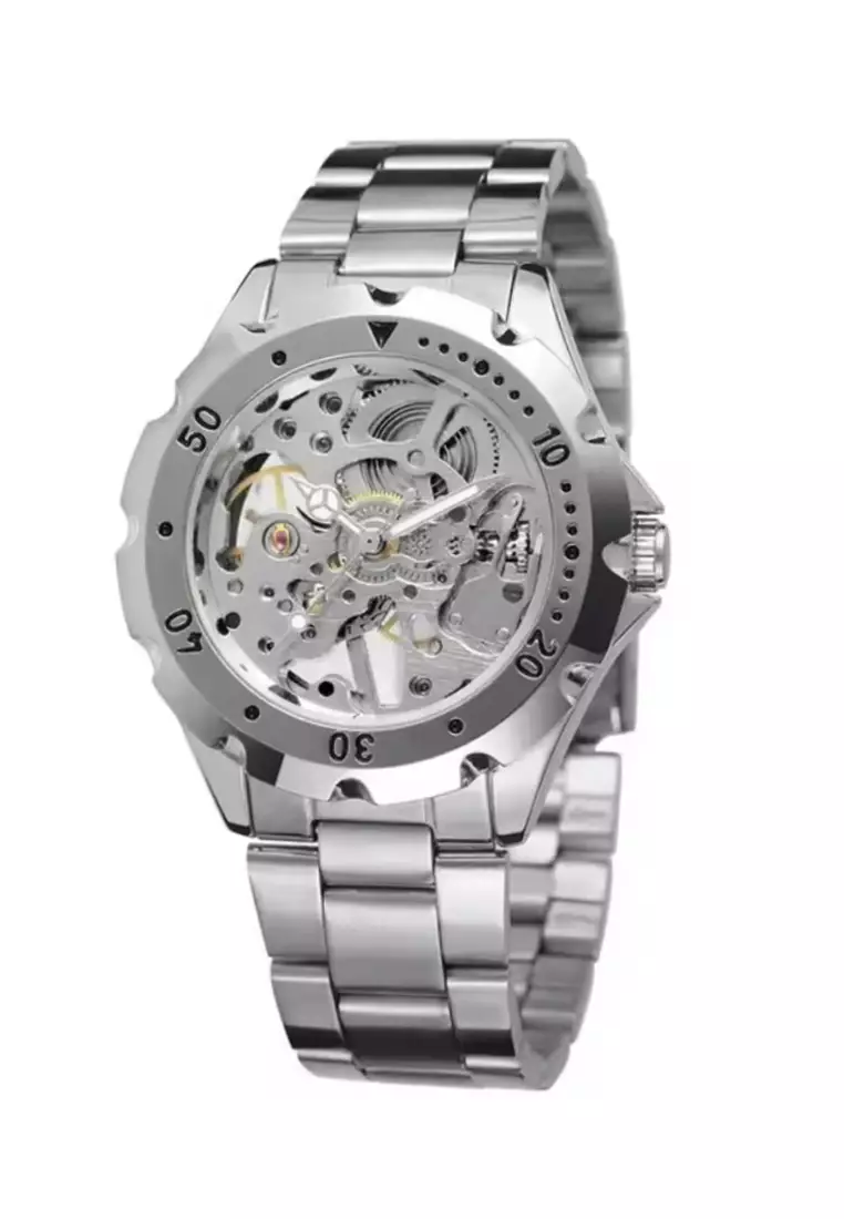 See through skeleton watch top