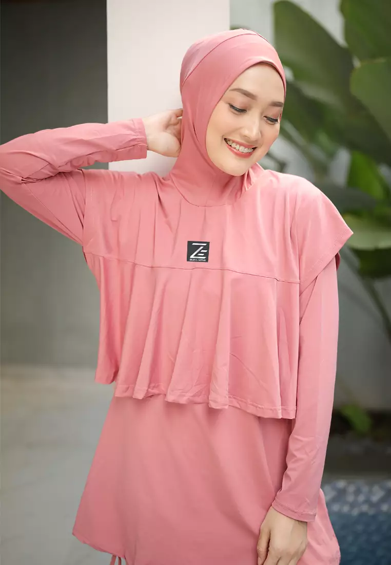 Baju Renang Muslimah Cetta Basic Swimwear | Reguler (L) & Bigsize (XL)