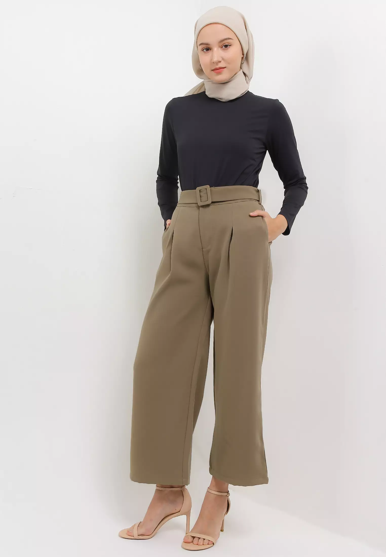 MFMW Ghennata Celana Panjang Kulot Brown