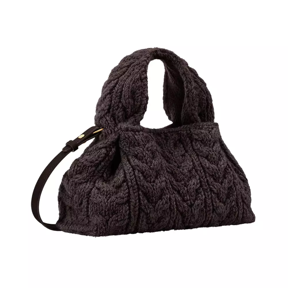 Numero Neuf Mini Edition Crossbody Bag Merino Ebony