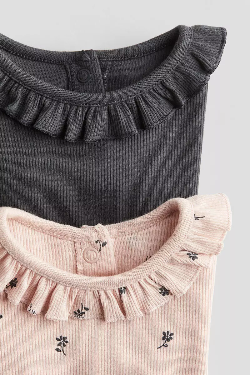 2-pack long-sleeved bodysuits