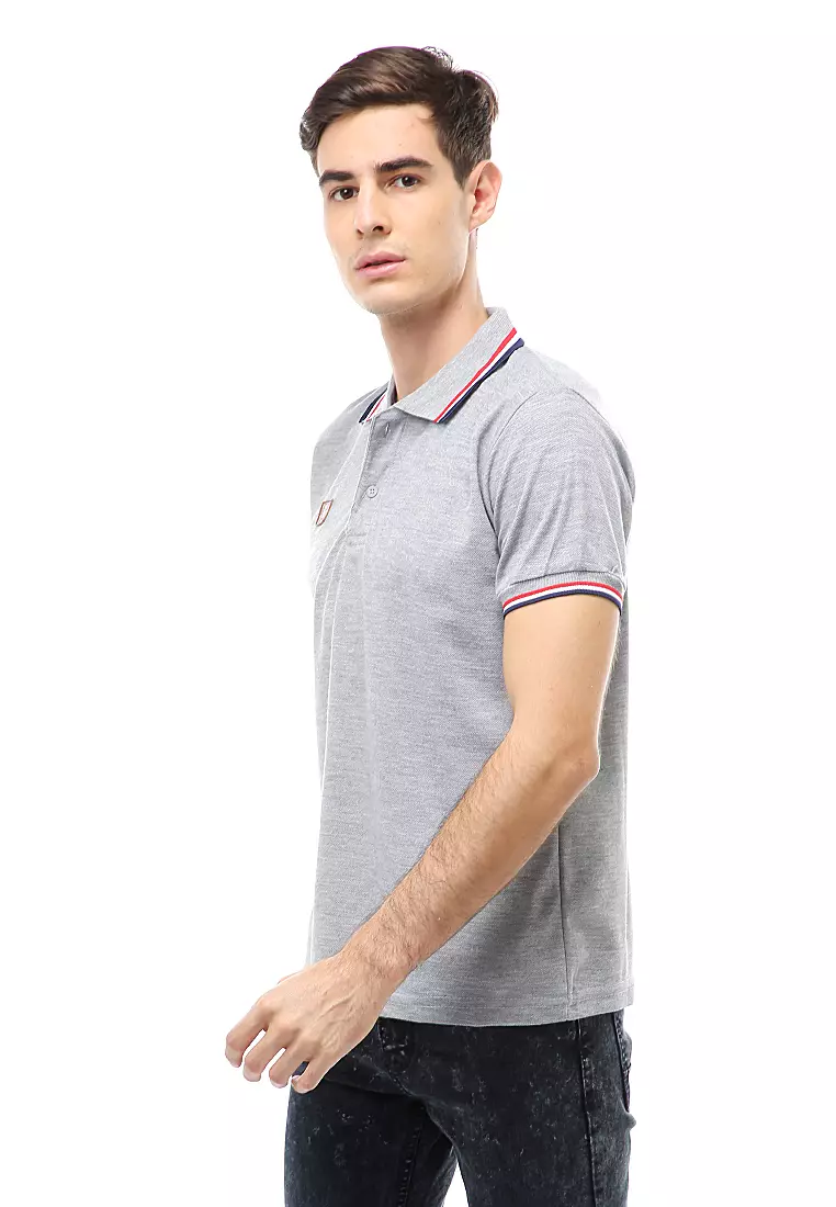 Jack Atasan Formal Kaos Polo Pria Short Sleeve Material Cotton ORIGINAL - Misty