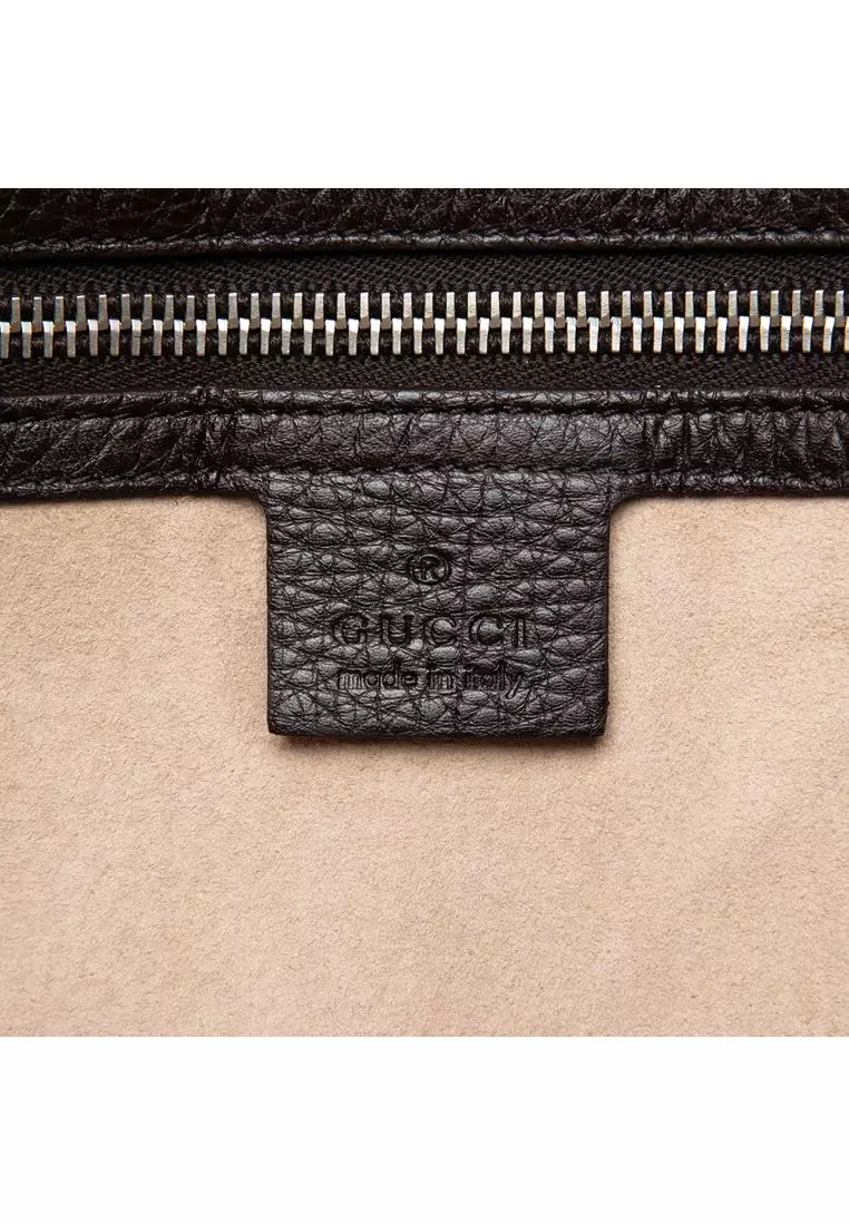 Pre-Loved Gucci Grained Calfskin Tote