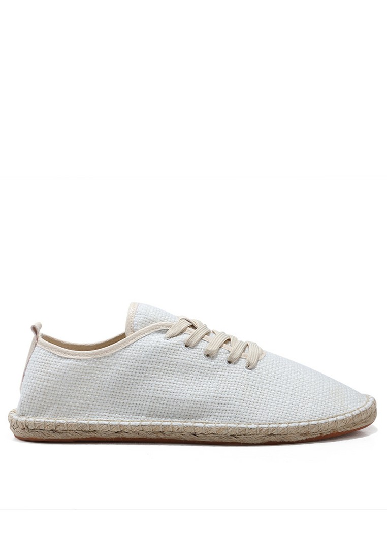 Lace Up Linen Espadrilles QZ187