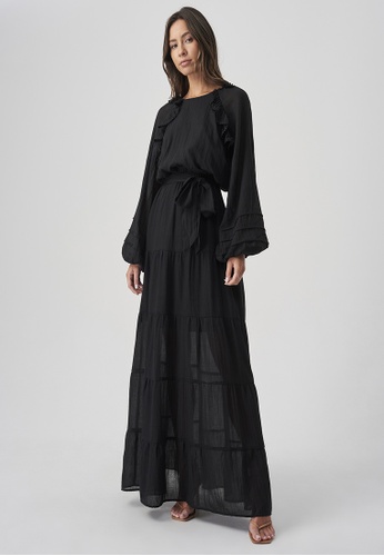 The Fated black Rio Maxi Dress 4821DAA31165A4GS_1