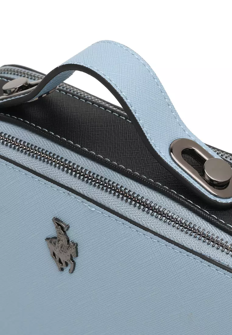 Women's Top Handle Bag / Sling Bag / Crossbody Bag - Blue